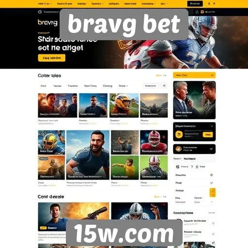 interface do site bravg bet proporciona navegação intuitiva